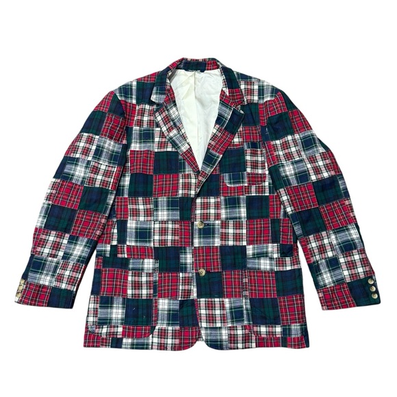 Tommy Hilfiger Multicolour Patchwork Jacket Men’s Sz L - Picture 1 of 4